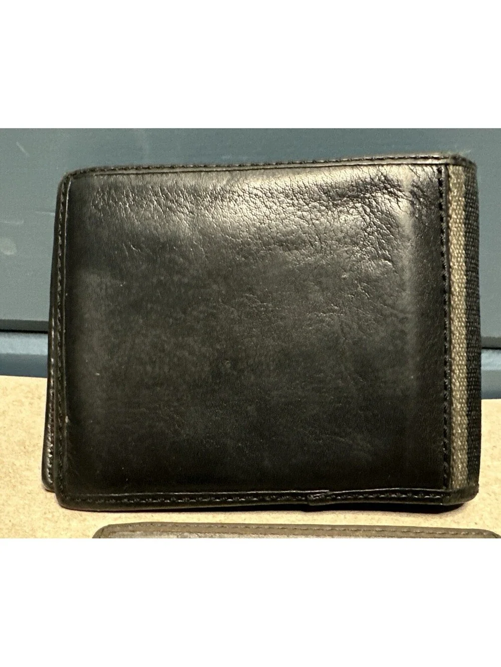 COACH Heritage Men’s Leather Passcase ID Wallet Black